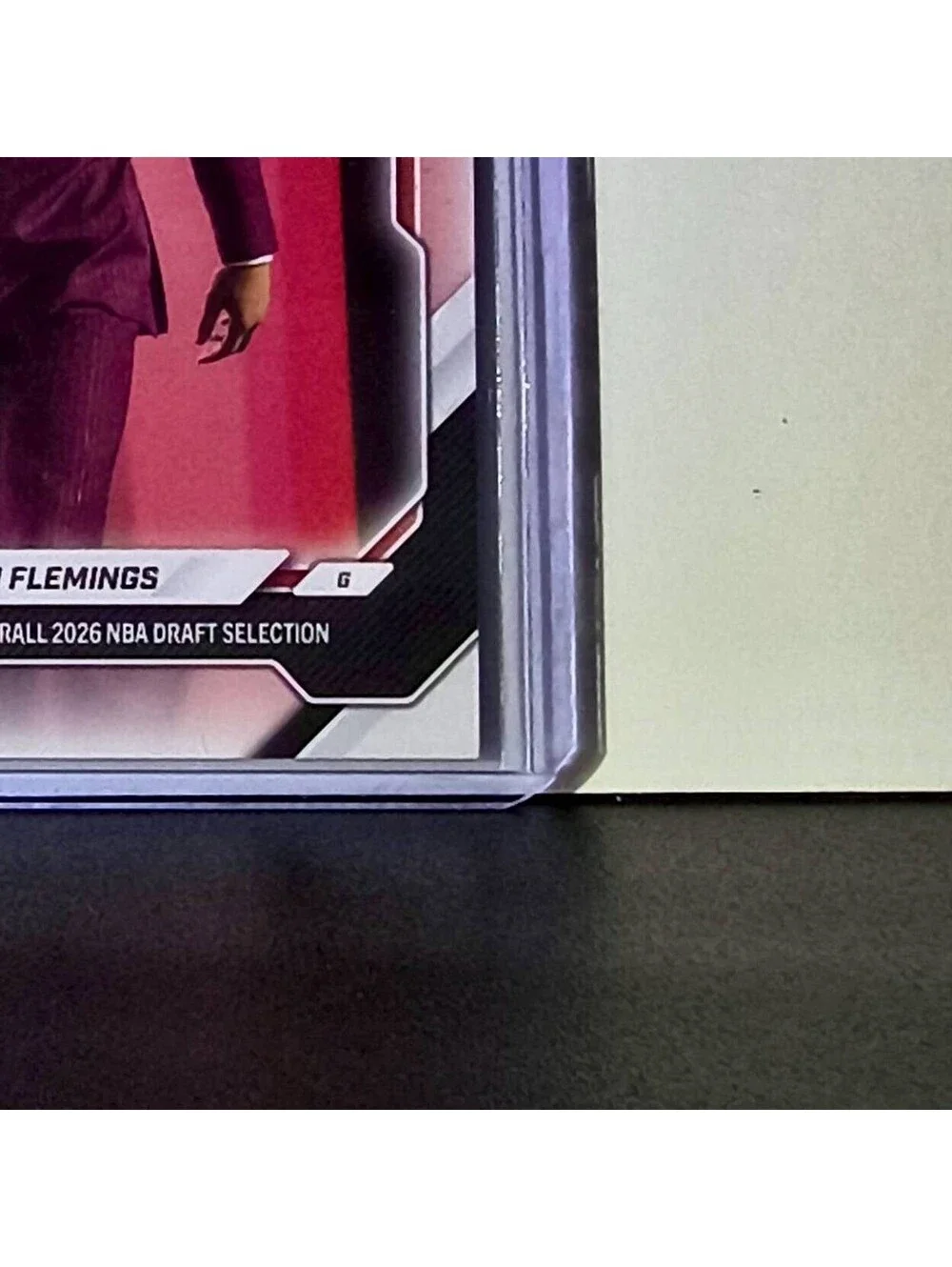 Kingston Flemings Rookie 2026-27 Topps NBA Draft Night #KFLE Card Hawks